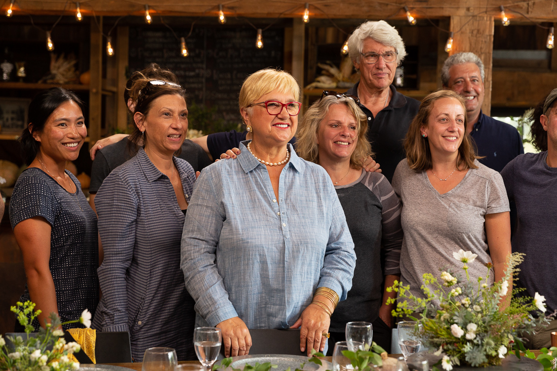 Lidia Bastianich on set for Lidia Celebrates filmed at Ironbound Farms Asbury, NJ photography by Laura Billingham